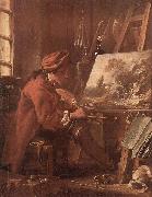 Francois Boucher Le Peintre dans son atelier oil painting